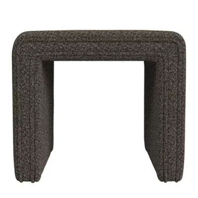 Homepop Kinfine  Modern Channel Storage Ottoman In Brown