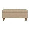 Homepop Malmo Storage Bench In Brown