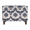 Homepop Ottoman In Blue