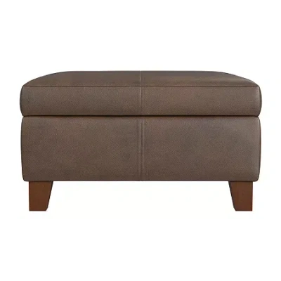 Homepop Ottoman In Brown