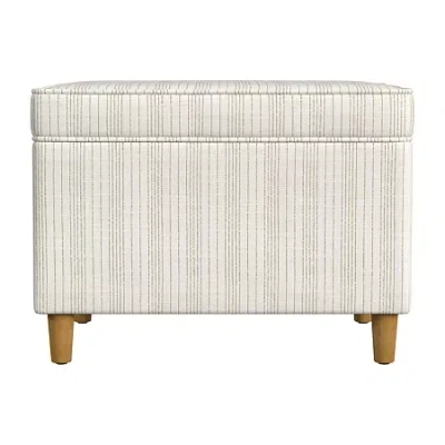 Homepop Ottoman In Neutral