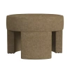 Homepop Sophia Upholstered Ottoman In Brown
