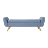 Homepop Storage Bench In Blue