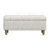 Homepop Storage Bench In Neutral
