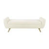 Homepop Storage Bench In White