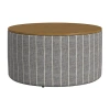 Homepop Storage Lift-top Upholstered Ottoman In Gray