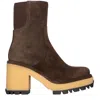 Homers Aspen Wedge Boots In Crosta Pepe In Multi