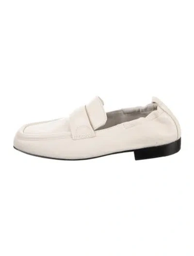 Pre-owned Homers Leather Loafers In Neutrals