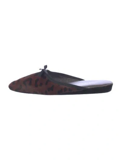 Pre-owned Homers Ponyhair Animal Print In Brown