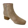 HOMERS SUEDE ANKLE BOOT IN CROSTA LINO/ CAMEL