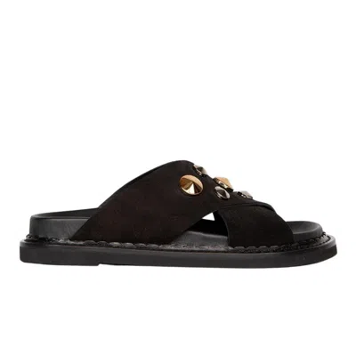 Homers Women's Bio Lux Sandal In Reverse Black