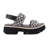 Homers Women's Duyba Tubular Sandals In Black Grey Latte In Multi