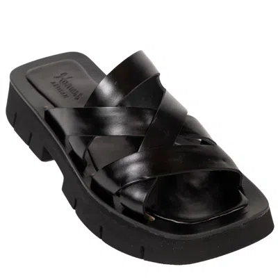 Homers Women's Philos Slide Sandal In Sierra Black