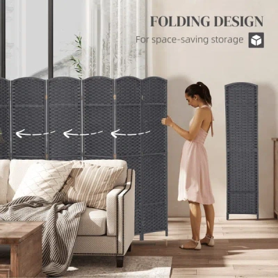 Homerulay Privacy Screen In Gray