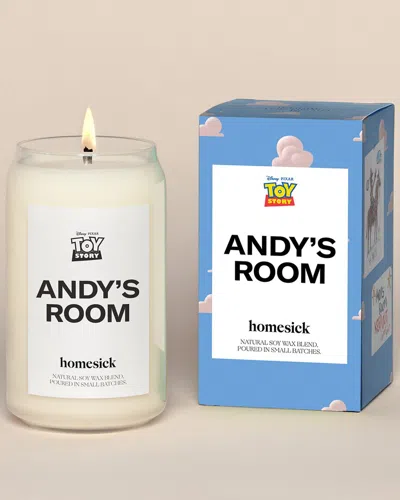 Homesick Andy's Room Candle In White