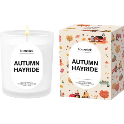 Homesick Autumn Hayride Candle In No Color