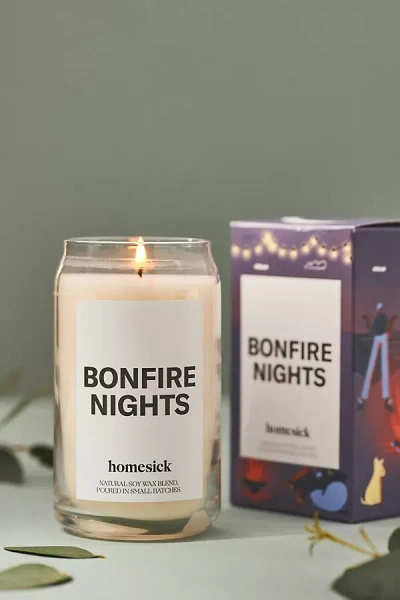 Homesick Bonfire Nights Boxed Candle In Multi