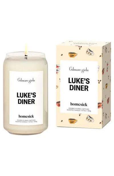 Homesick Gilmore Girls Luke's Diner Candle (limited Edition) In White