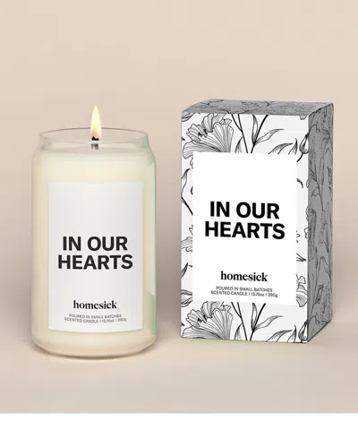 Homesick In Our Hearts Scented Candle In Gray