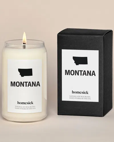 Homesick Montana Candle In White