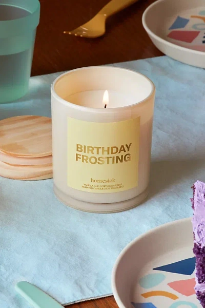 Homesick Moods 7 oz Candle In Birthday Frosting At Urban Outfitters In Neutral