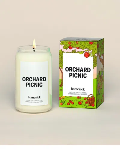 Homesick Orchard Picnic Candle In White