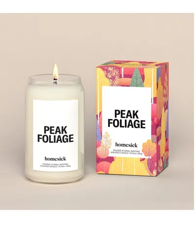 Homesick Peak Foliage Candle In White