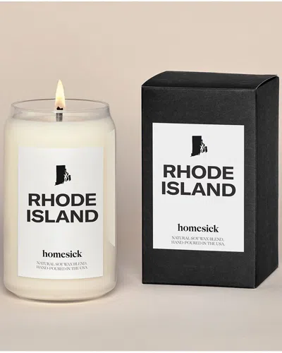 Homesick Rhode Island Candle In White