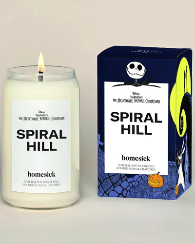 Homesick Spiral Hill Candle In White