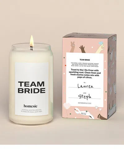 HOMESICK HOMESICK TEAM BRIDE SCENTED CANDLE