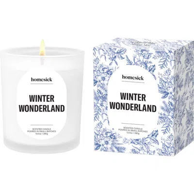 Homesick Winter Wonderland Candle In White