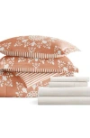 Homespun 7-piece Assorted Comforter Set In Clay