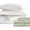 Homespun 7-piece Assorted Reversible Comforter Set In White