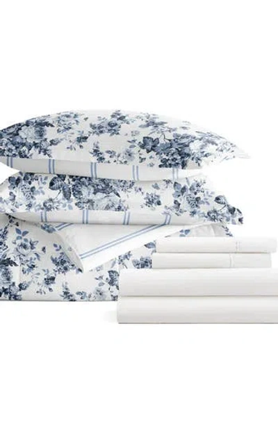 Homespun 7-piece Assorted Comforter Set In Blue