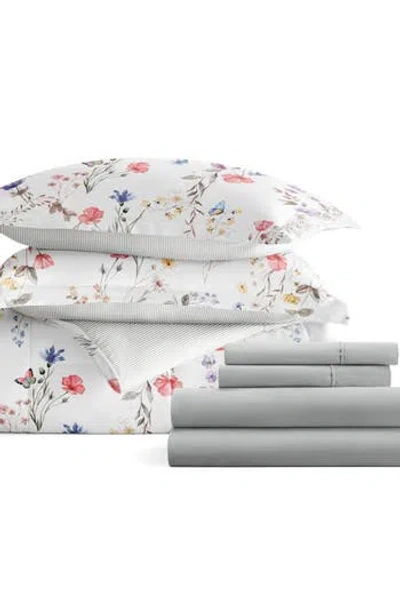 Homespun 7-piece Assorted Comforter Set In White