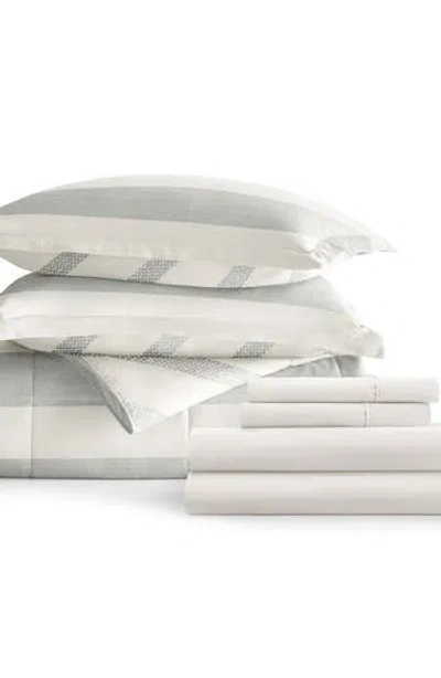 Homespun 7-piece Assorted Comforter Set In White