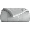 Homespun All Season Premium Down Alternative Solid Comforter In Light Gray