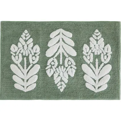 Homespun Arc Patterned Bath Mat