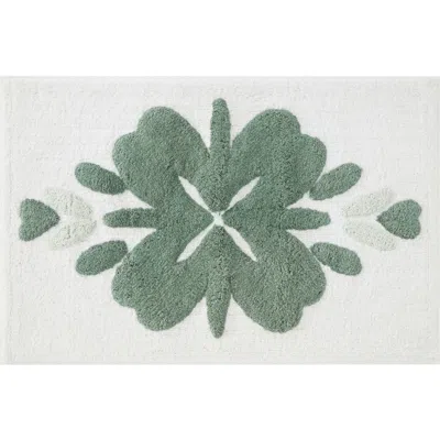 Homespun Arc Patterned Bath Mat
