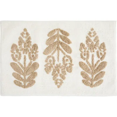 Homespun Arc Patterned Bath Mat
