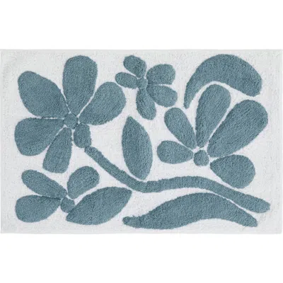 Homespun Arc Patterned Bath Mat