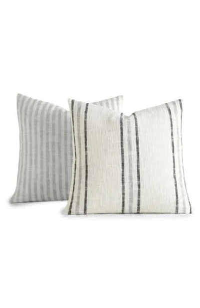 Homespun Assorted 2-pack Accent Pillows In Gray