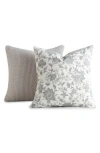 Homespun Assorted 2-pack Accent Pillows In Gray