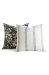 Homespun Assorted 2-pack Accent Pillows In Gray