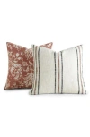 Homespun Assorted 2-pack Accent Pillows In Brown