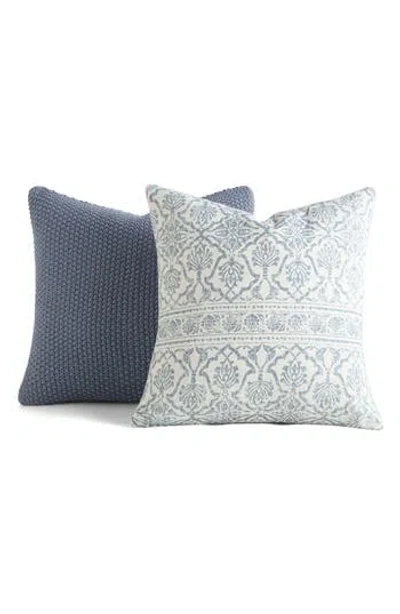 Homespun Assorted 2-pack Accent Pillows In Blue