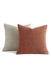 Homespun Assorted 2-pack Accent Pillows In Brown