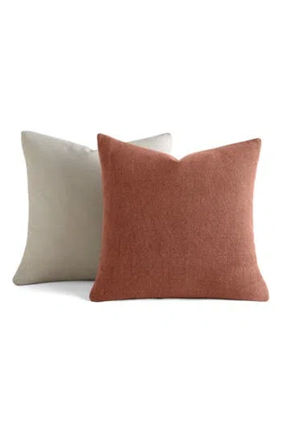 Homespun Assorted 2-pack Accent Pillows In Brown