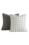 Homespun Assorted 2-pack Accent Pillows In Gray