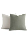 Homespun Assorted 2-pack Accent Pillows In Green